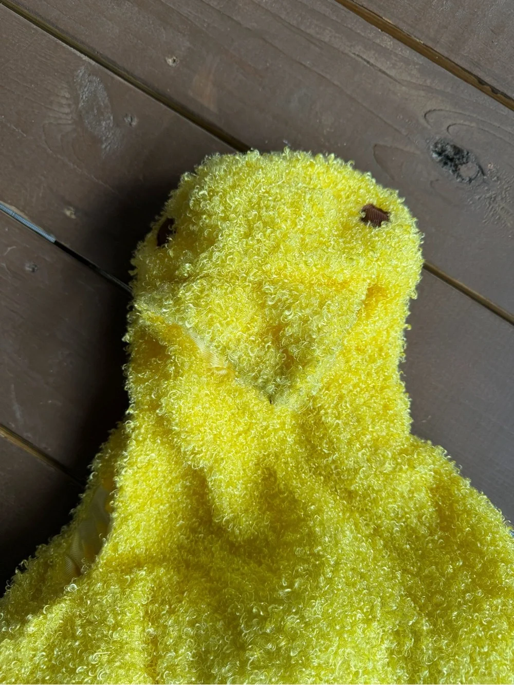 Peeps yellow chick costume one size fits most